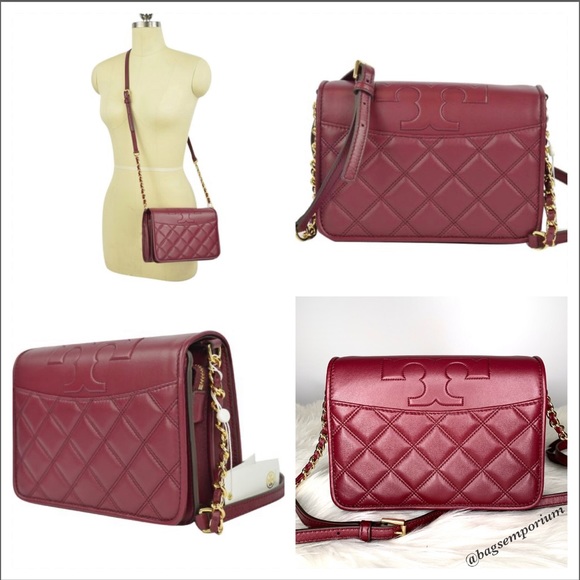 Tory Burch Leather Quilted Crossbody Bag - Picture 4 of 15